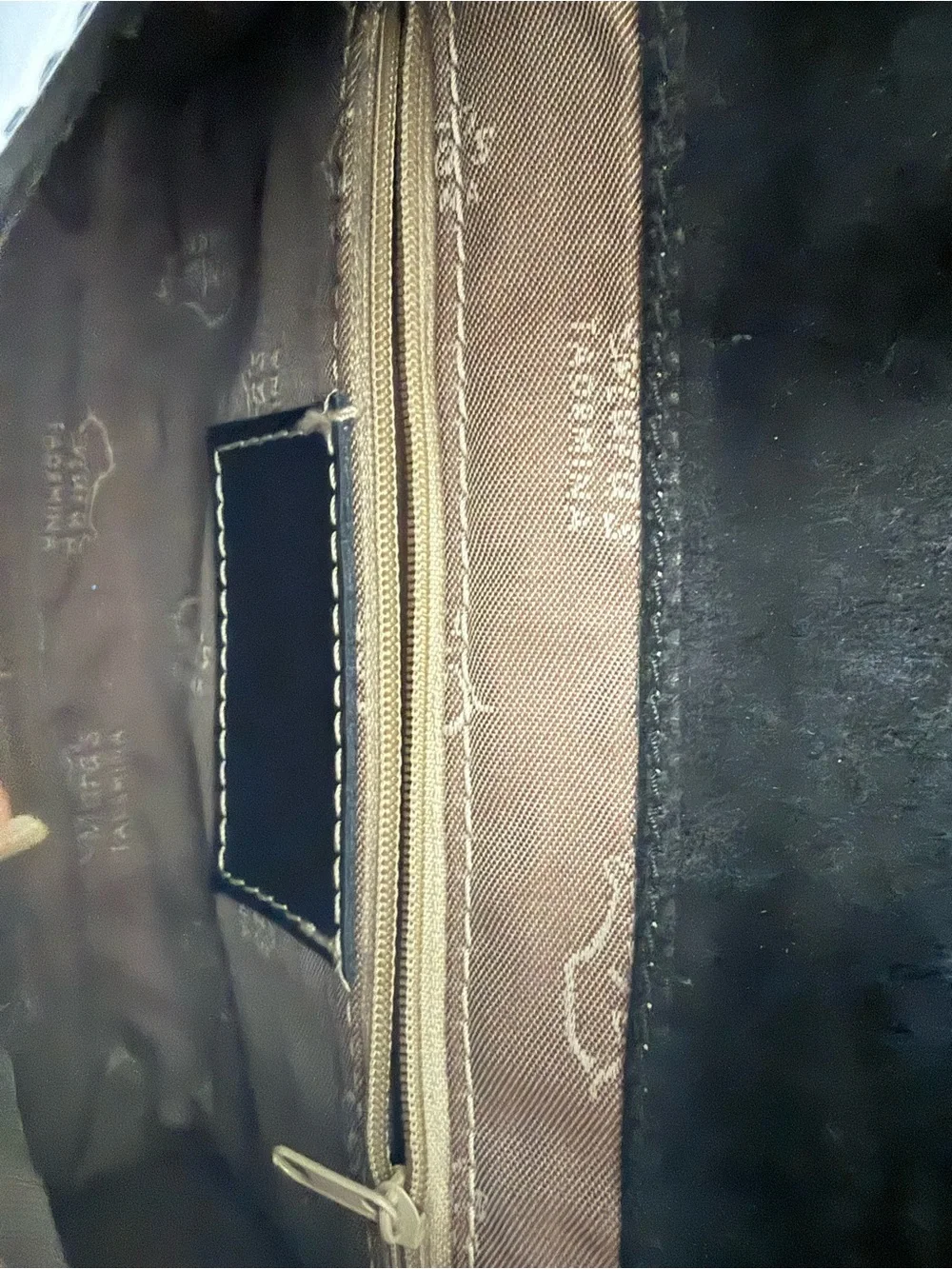 Mara’s Taormina Italian Leather Crossbody Pearl Beaded Stone Inlay Clutch